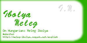 ibolya meleg business card